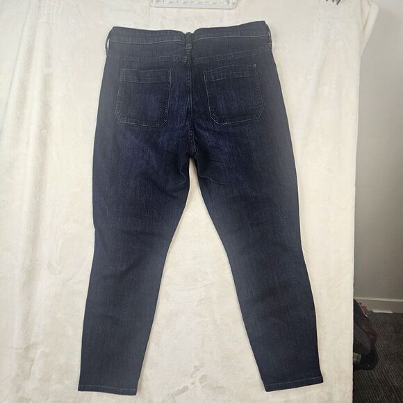 Gap Denim Leggings 14/32 Regular 4 Straight Front And Back Wide Thighs - Picture 9 of 12